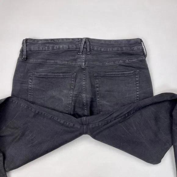 Good American Good Waist Crop Raw Edge Jeans Women 18 Stretch Cotton‎ High Rise